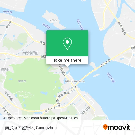 南沙海关监管区 map