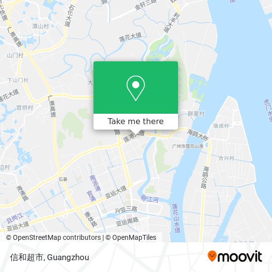 信和超市 map