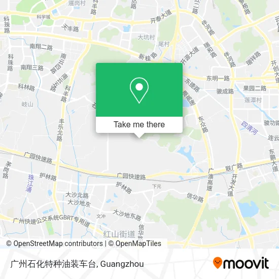 广州石化特种油装车台 map