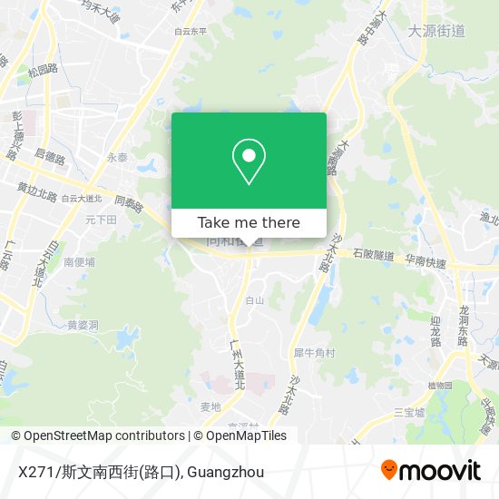 X271/斯文南西街(路口) map
