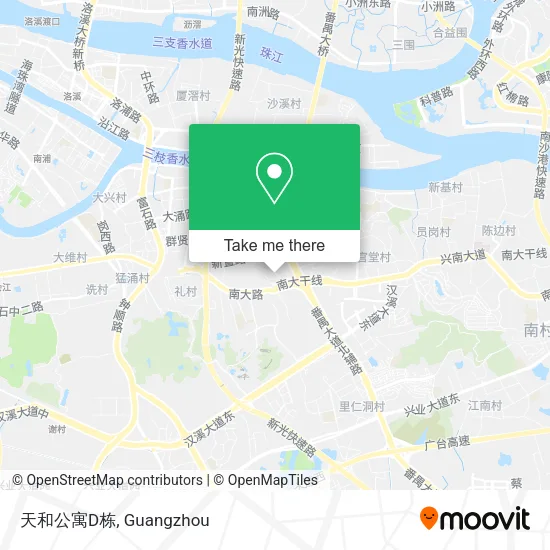 天和公寓D栋 map