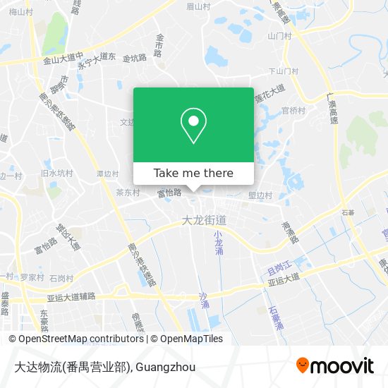 大达物流(番禺营业部) map