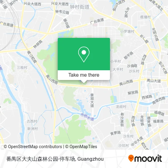 番禺区大夫山森林公园-停车场 map