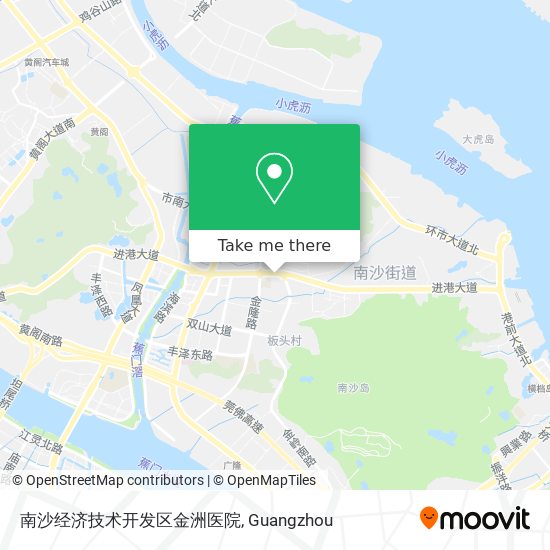 南沙经济技术开发区金洲医院 map