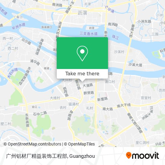 广州铝材厂精益装饰工程部 map