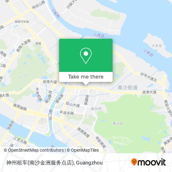 神州租车(南沙金洲服务点店) map