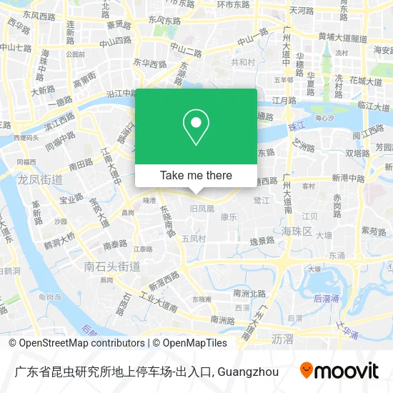 广东省昆虫研究所地上停车场-出入口 map