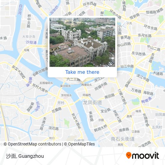 沙面 map