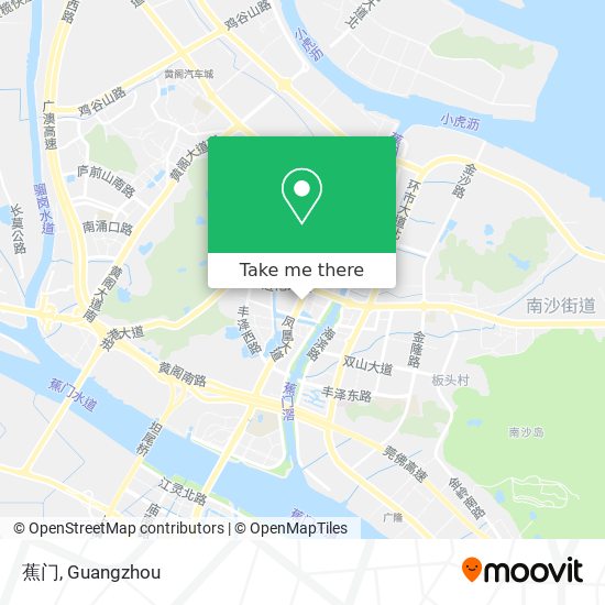 蕉门 map