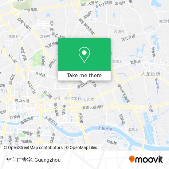 华宇广告字 map