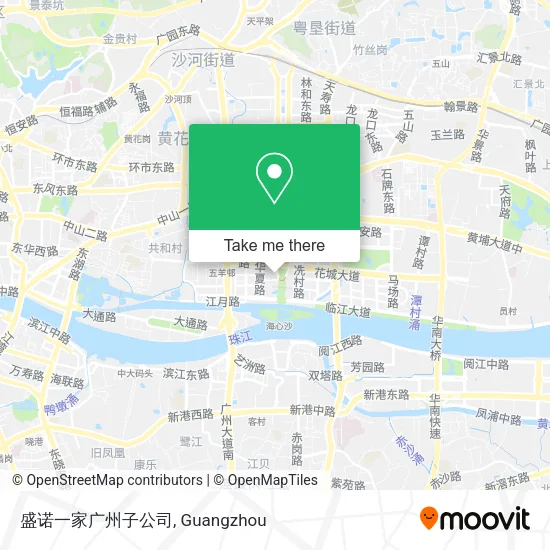 盛诺一家广州子公司 map