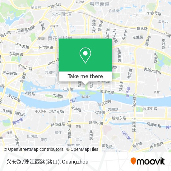 兴安路/珠江西路(路口) map
