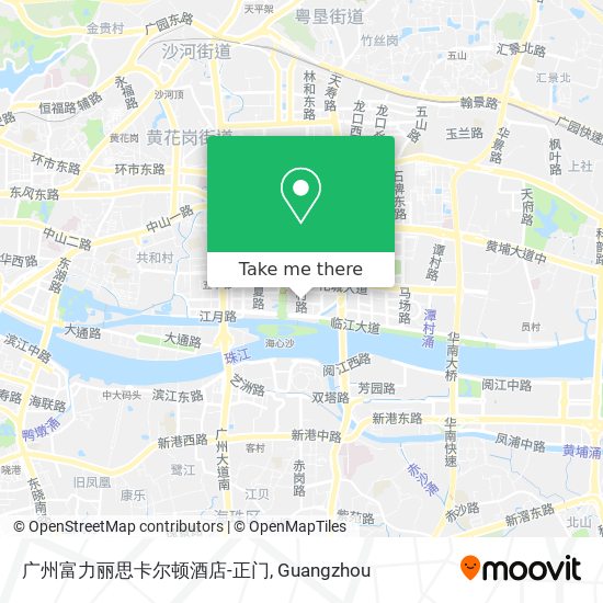 广州富力丽思卡尔顿酒店-正门 map