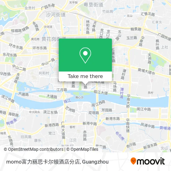 momo富力丽思卡尔顿酒店分店 map