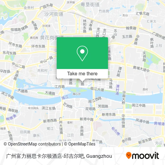 广州富力丽思卡尔顿酒店-邱吉尔吧 map