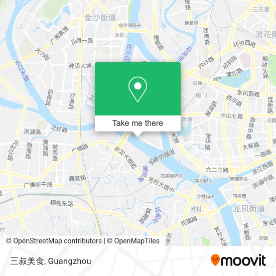 三叔美食 map