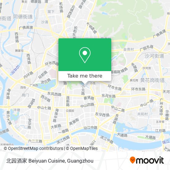北园酒家 Beiyuan Cuisine map