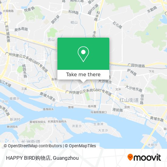 HAPPY BIRD购物店 map