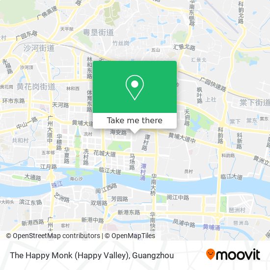 The Happy Monk (Happy Valley) map