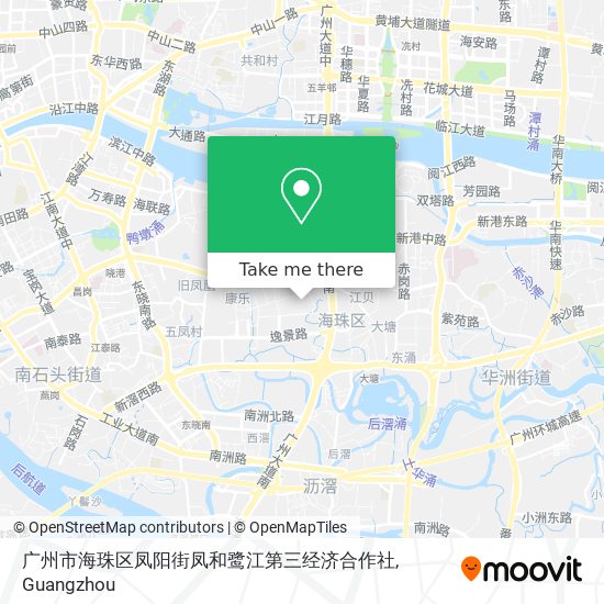 广州市海珠区凤阳街凤和鹭江第三经济合作社 map