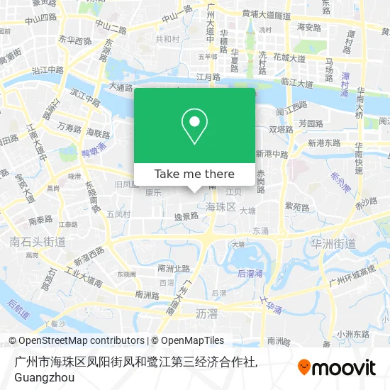 广州市海珠区凤阳街凤和鹭江第三经济合作社 map