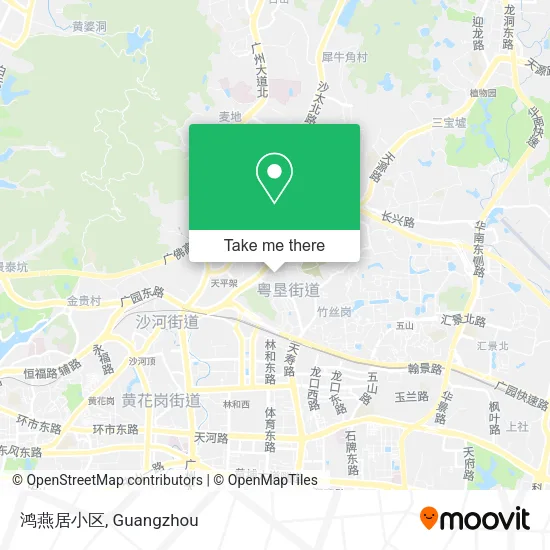鸿燕居小区 map