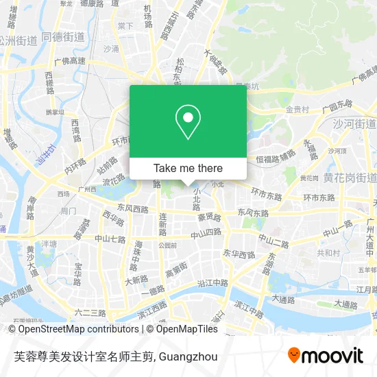芙蓉尊美发设计室名师主剪 map