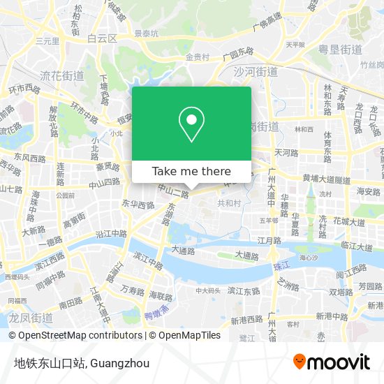 地铁东山口站 map