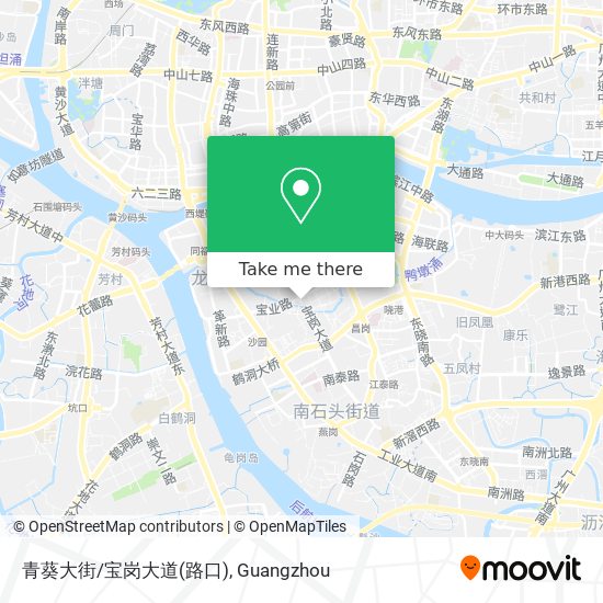 青葵大街/宝岗大道(路口) map