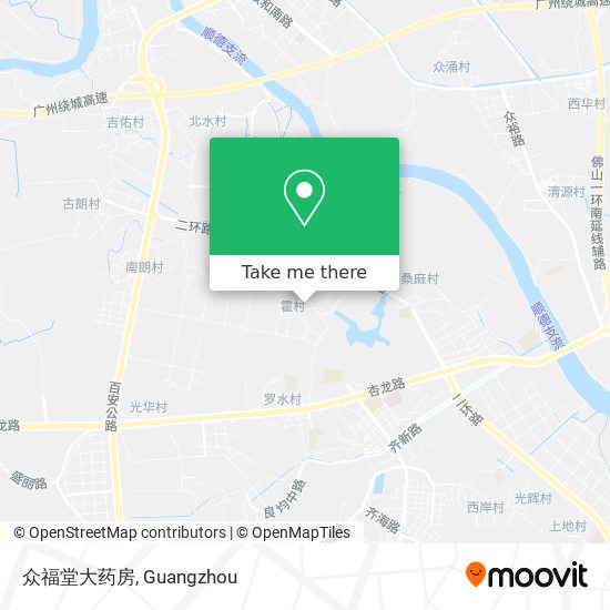 众福堂大药房 map