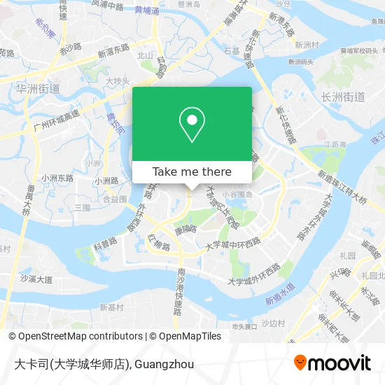 大卡司(大学城华师店) map