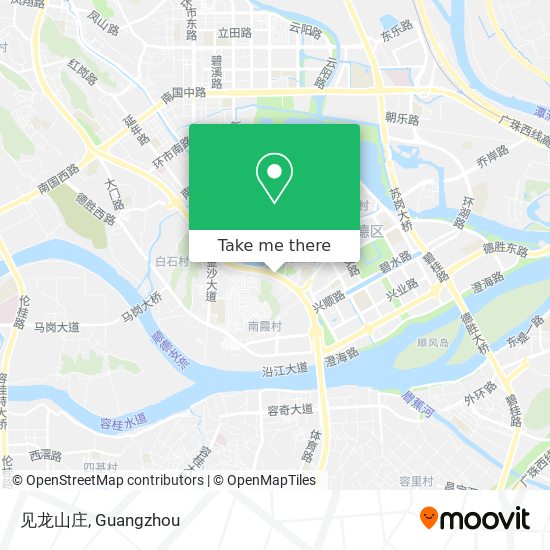 见龙山庄 map