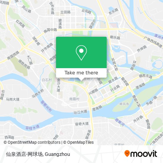仙泉酒店-网球场 map