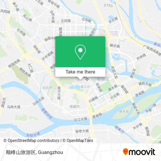 顺峰山旅游区 map