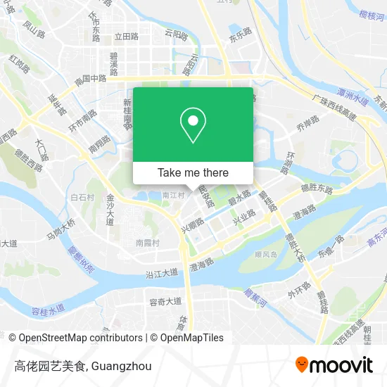 高佬园艺美食 map