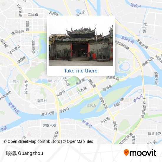 顺德 map