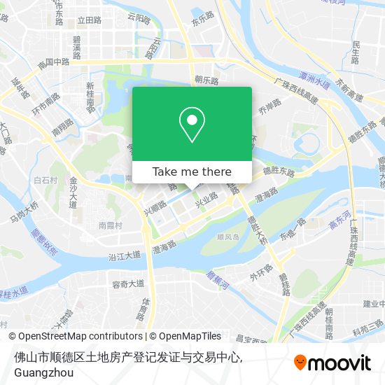 佛山市顺德区土地房产登记发证与交易中心 map