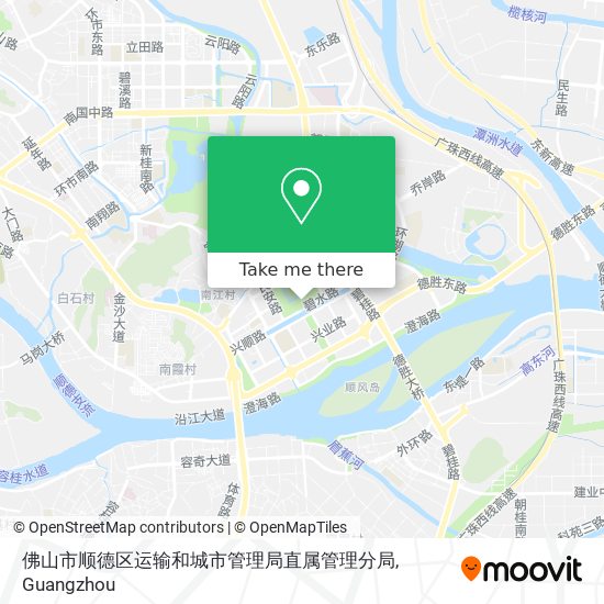 佛山市顺德区运输和城市管理局直属管理分局 map