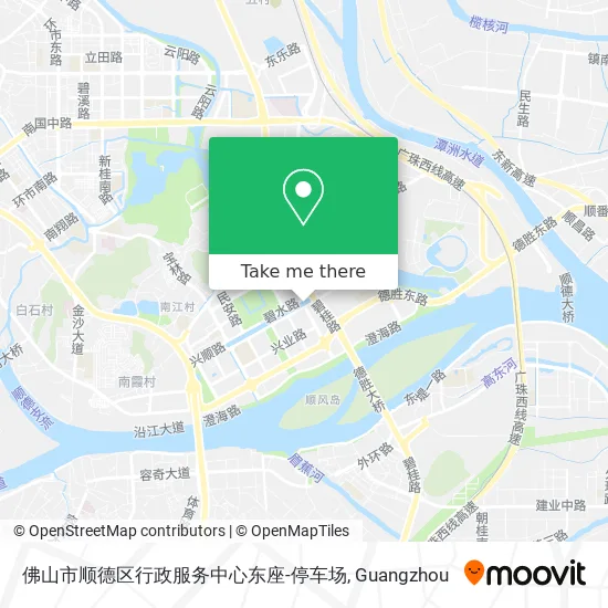 佛山市顺德区行政服务中心东座-停车场 map