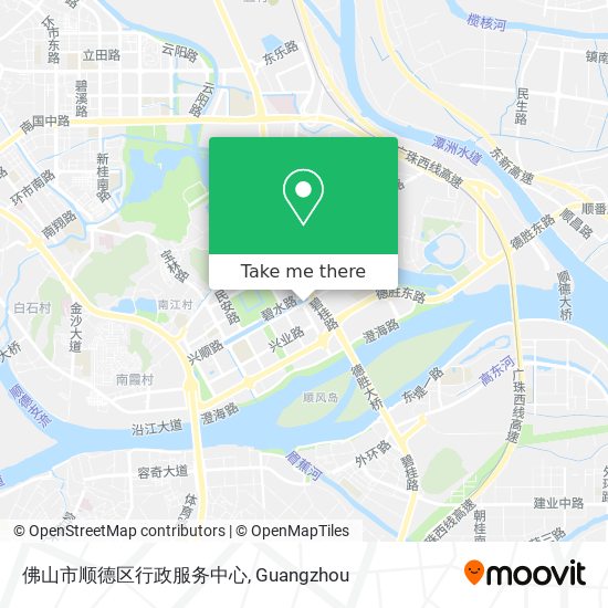 佛山市顺德区行政服务中心 map
