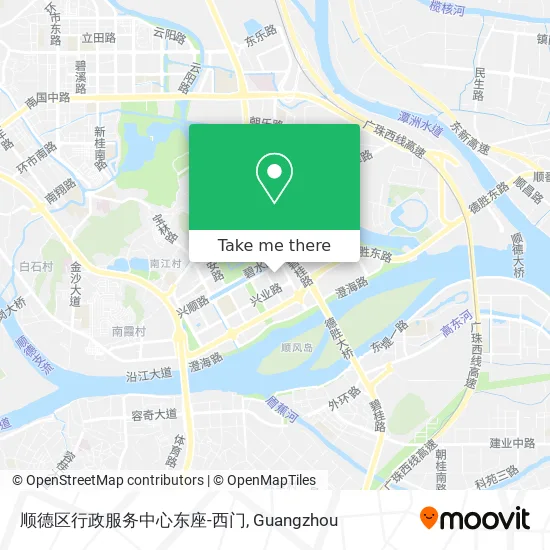 顺德区行政服务中心东座-西门 map