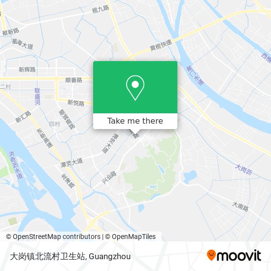 大岗镇北流村卫生站 map