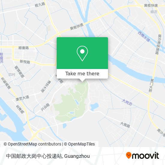 中国邮政大岗中心投递站 map