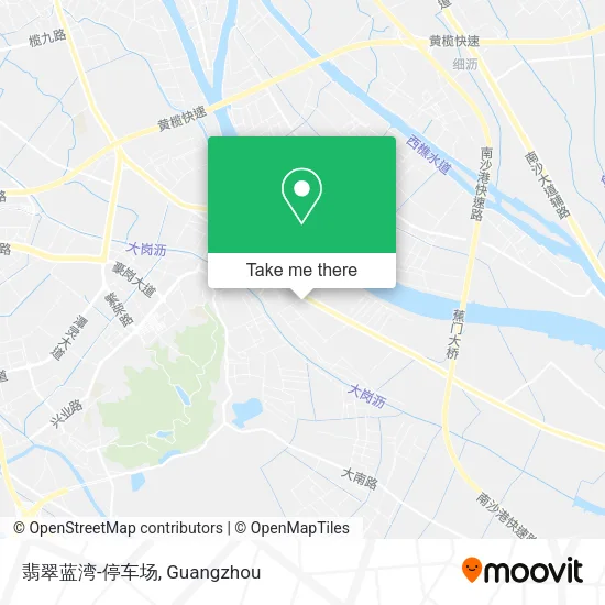 翡翠蓝湾-停车场 map