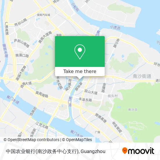 中国农业银行(南沙政务中心支行) map