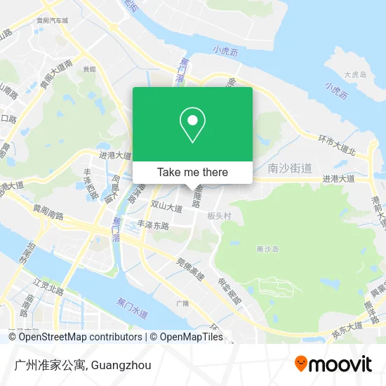 广州准家公寓 map