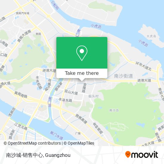 南沙城-销售中心 map