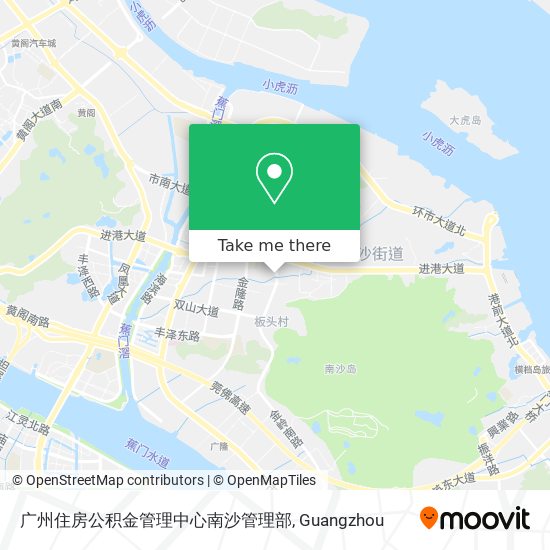广州住房公积金管理中心南沙管理部 map