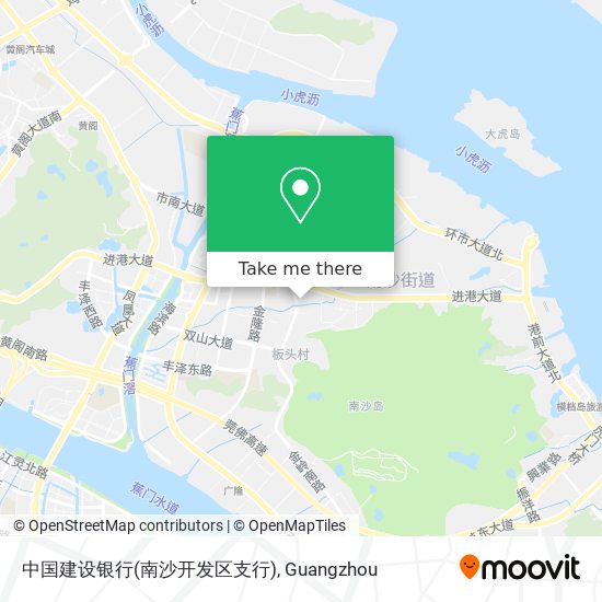 中国建设银行(南沙开发区支行) map