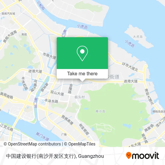 中国建设银行(南沙开发区支行) map